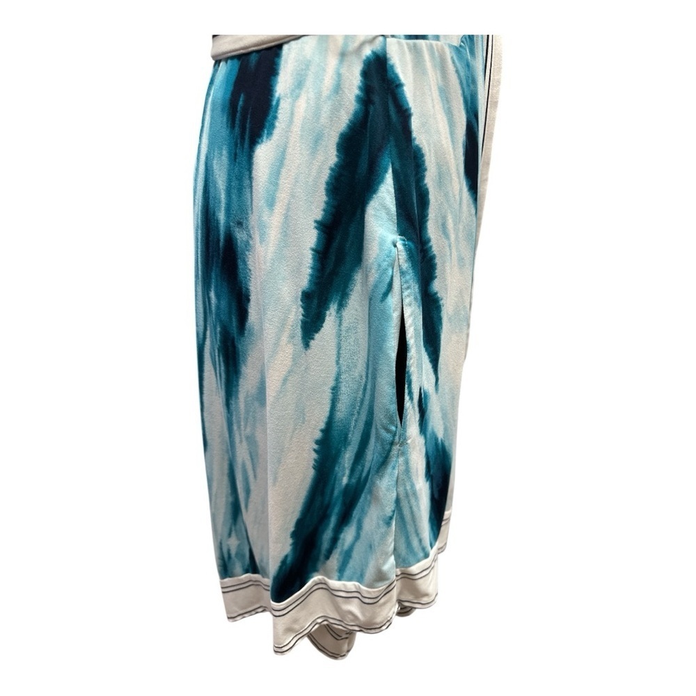 Soma - EC - Chic Blue and White Sleeveless Dress - Picture 4 of 4